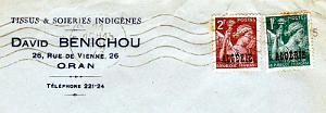 Oran enveloppes pub 1493